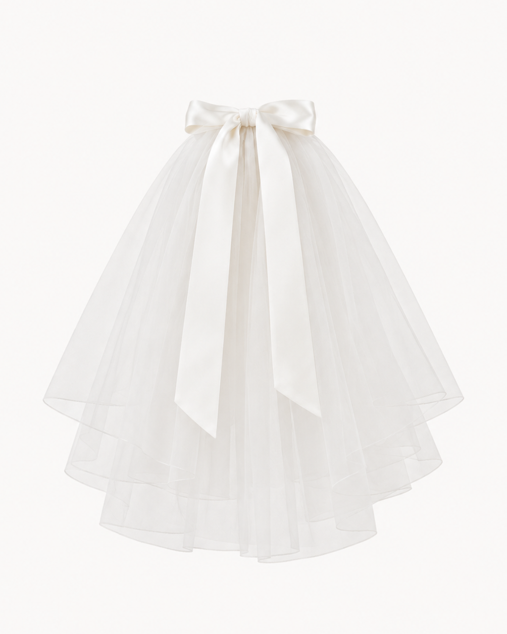 Celene - Mini Veil With Bow